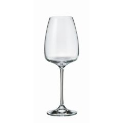 Набор из 2-х бокалов для белого вина ANSER, 440 мл, Crystal Bohemia
