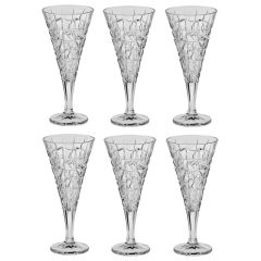 Набор из 6-ти бокалов для вина PATRIOT, 240 мл, Crystal Bohemia