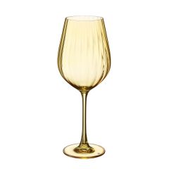 Набор из 2-х бокалов для красного вина COLUMBA OPTIC; цвет оранжевый 650 мл, Crystal Bohemia