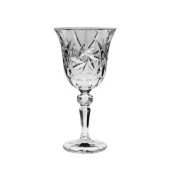 Набор из 2-х бокалов для вина Pinwheel, 220 мл, Crystal Bohemia