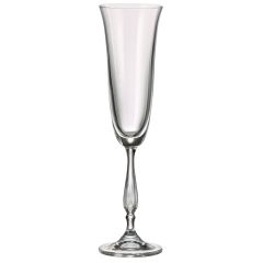 Набор из 6-ти бокалов для шампанского FREGATA, 190 мл, Crystal Bohemia