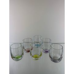 Набор из 6-ти стопок для ликера MERGUS, Color mix 6 цветов, 60 мл, Crystal Bohemia