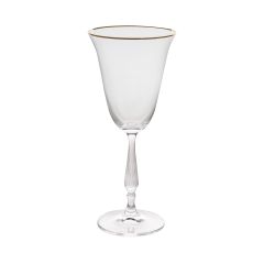 Набор из 6-ти бокалов для красного вина FREGATA, Декор Отводка золото, 250 мл, Crystal Bohemia