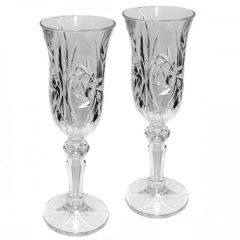 Набор из 2-х бокалов для шампанского Pinwheel, 150 мл, Crystal Bohemia
