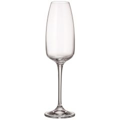 Набор из 6-ти бокалов для шампанского ANSER, 290 мл, Crystal Bohemia