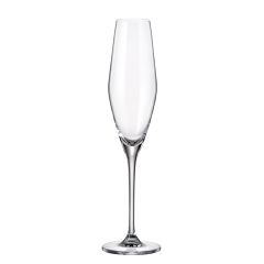 Набор из 6-ти бокалов для шампанского LOXIA, 210 мл, Crystal Bohemia