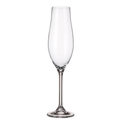 Набор из 6-ти бокалов для шампанского VIREO, 200 мл, Crystal Bohemia