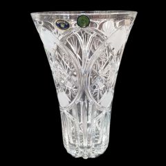 Ваза 28 см, матовая дошлифовка, Crystal Bohemia