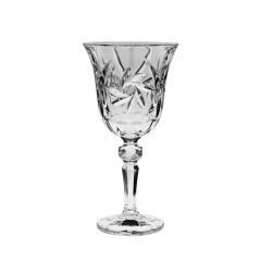 Набор из 6-ти бокалов для вина PINWHEEL, 220 мл, Crystal Bohemia