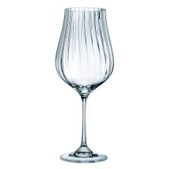 Набор из 6-ти бокалов для красного вина VIREO OPTIC, 650 мл, Crystal Bohemia