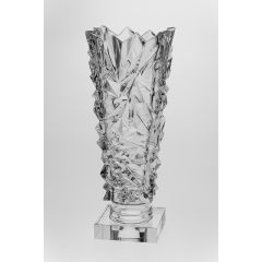Ваза на ножке GLACIER, 38 см ; хрусталь, Bohemia JIHLAVA