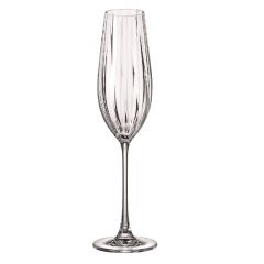 Набор из 6-ти бокалов для красного вина CORA OPTIC, 850 мл, Crystal Bohemia