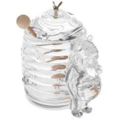 Доза для меда Мишка с ульем, 15 см, Crystal Bohemia