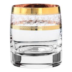 Набор из 6-ти стопок Pavo; декор Панто, 2 отводки золото, 60 мл, Crystal Bohemia