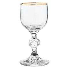 Набор из 6-ти рюмок для водки, ликера Sterna; декор отводка золото, 50 мл, Crystal Bohemia