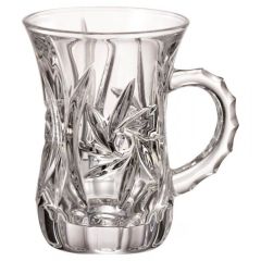 Набор из 6-ти чашек с ручкой  Armudu Pinwheel, 120 мл, Crystal Bohemia