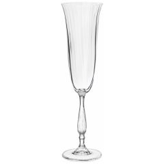 Набор из 6-ти бокалов для шампанского Fregata optic, 190 мл, Crystal Bohemia