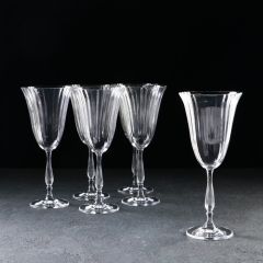 Набор из 6-ти бокалов для красного вина Fregata optic, 350 мл, Crystal Bohemia