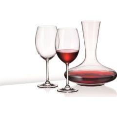 Набор для вина Colibri: декантер 1500 мл и 6 рюмок 580 мл, Crystal Bohemia