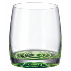 Набор из 6-ти стаканов для воды Pavo Aqua Green, 250 мл, Crystal Bohemia