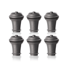 Пробки для вакуумного насоса серые  Grey, 6 шт, Vacu Vin
