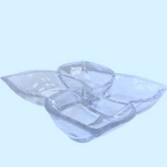 Салатник-кабарет Trays 4-секционный, 35 см, Crystal Bohemia