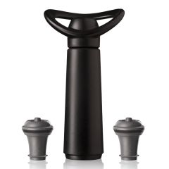 Вакуумный насос для вина  Concerto Black + 2 пробки, Vacu Vin