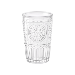 Набор стаканов прозрачных Romantic, 4 шт, 340 мл, D79 мм, H123 мм, хрустальное стекло, Bormioli Rocco