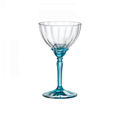 Набор бокалов для коктейля Florian Lucent Blue, 4 шт, 240 мл, D97 мм, H164 мм, хрустальное стекло, Bormioli Rocco