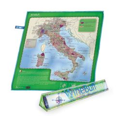 Салфетка из микрофибры для натирки стекла  Italy Wine Map, Soiree Home