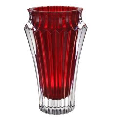 Ваза для цветов 25 см, серия Crown Jewel, цвет красный, Rogaska