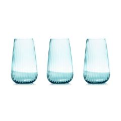 Набор из 6-ти стаканов, 14 см, 570 мл, цвет голубой, Opium, Le Stelle