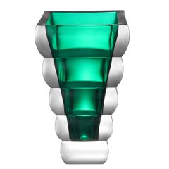 Ваза для цветов 25 см, серия Adria, цвет зеленый, Rogaska