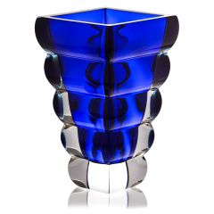 Ваза для цветов 25 см, серия Adria, цвет синий, Rogaska