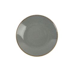 Тарелка глубокая 26 см безбортовая, Seasons Темно-серый, Porland
