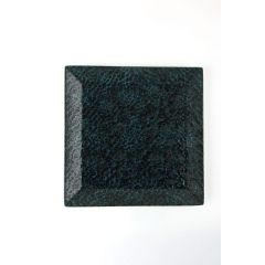 Тарелка квадратная 18см, цвет черный, MOSS, Porland
