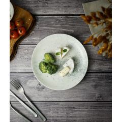 Тарелка плоская 25см, цвет дымчатый, SMOKY, Porland