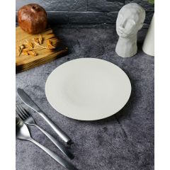 Тарелка плоская, 21 см, цвет белый, ILLUSION, Porland
