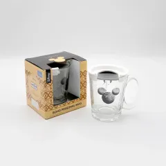 Кружка 320 мл с черной крышкой BOHO, серия Disney, Lucaris