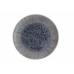 Тарелка мелкая 30 см, без борта, IRIS BLUE, Porland