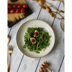 Салатник полуглубокий d 22 см h 4 см 835 мл, Seasons Бежевый, Porland