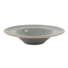 Тарелка глубокая 30 см с полями, Seasons Темно-серый, Porland