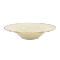 Тарелка глубокая 26 см с полями, Seasons Желтый, Porland