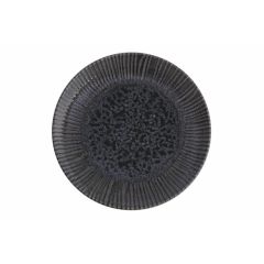 Тарелка мелкая 25 см, без борта, IRIS GREY, Porland