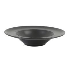 Тарелка глубокая 30 см с полями, Seasons Черный, Porland