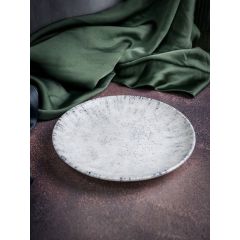 Тарелка мелкая 17 см, без борта,  цвет серый, BLIZZARD, Porland