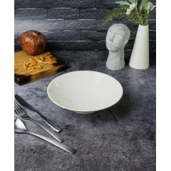 Тарелка глубокая, 20 см, цвет белый, ILLUSION, Porland