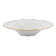 Тарелка глубокая 26 см с полями, Seasons Серый, Porland