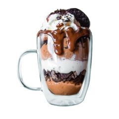 Кружка с двойными стенками 350 мл, d=88 мм, h=105 мм, термостекло, Vin Bouquet