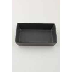 Блюдо прямоугольное 16х10 см h 4 см, Seasons Черный, Porland